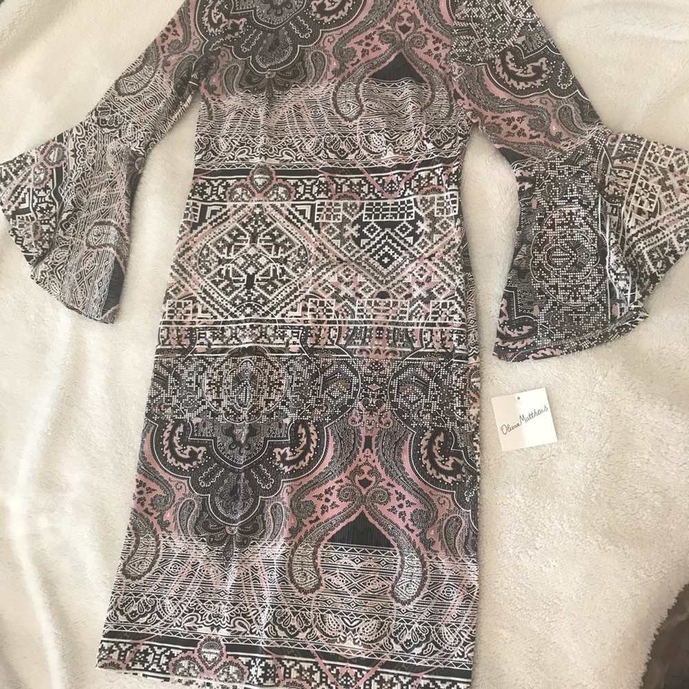 Bell sleeve dress